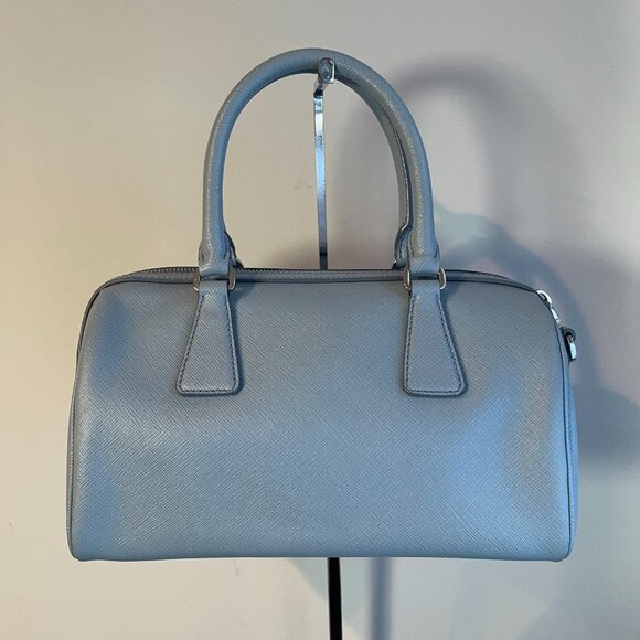 Prada Astrale Saffiano Lux Leather 2Way Bowling Bag - Preowned - Picture 2 of 13